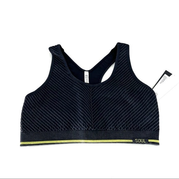 SOUL by SoulCycle Women's Mineral Wash Miles And Miles Bra - L - Picture 2 of 6